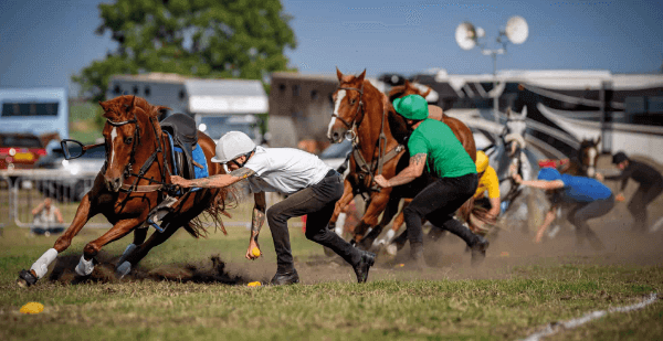 What makes gymkhana a fun and engaging equestrian activity?