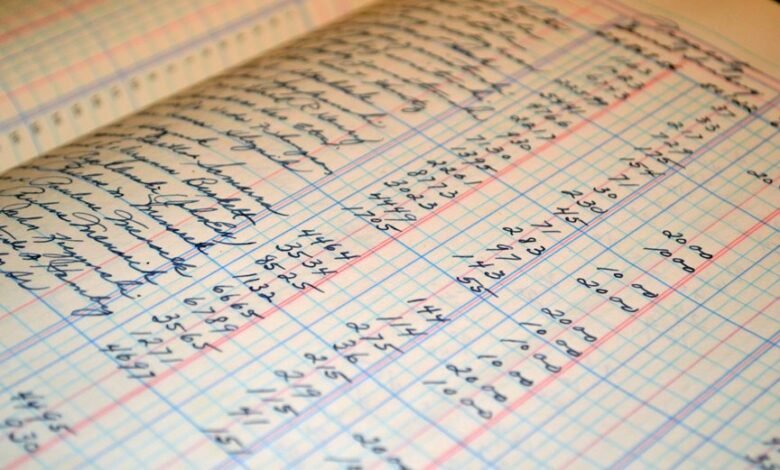 important data references listed